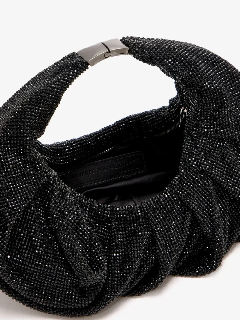 Black Beaded Hobo Shoulder Yennefer bag